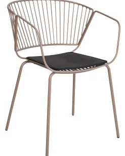 Set di 2 sedie da pranzo RIGBY Metallo Beige