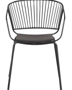 Set di 2 sedie da pranzo RIGBY Metallo Nero