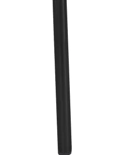 Set di 2 sedie da pranzo RIGBY Metallo Nero