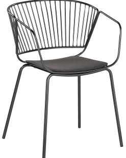 Set di 2 sedie da pranzo RIGBY Metallo Nero