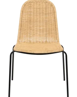 Set di 2 sedie da pranzo ROXTON Rattan Naturale