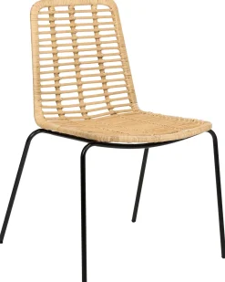 Set di 2 sedie da pranzo TAOS Rattan Naturale