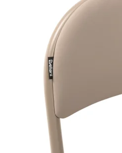 Set di 4 sedie pieghevoli SHASTA Metallo Beige