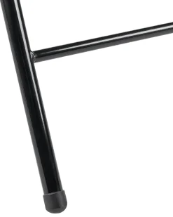 Set di 4 sedie pieghevoli SHASTA Metallo Nero