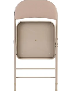 Set di 4 sedie pieghevoli SPARKS Metallo Beige