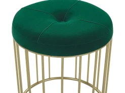 Set di 2 sgabelli LUBBOCK Velluto Verde scuro