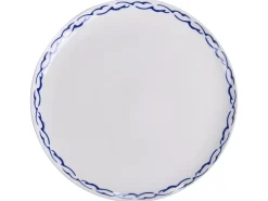 Set di 12 stoviglie AMCHUR Porcellana Bianco/Blu