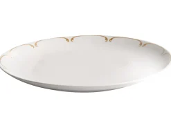 Set di 24 stoviglie CHAROLI Porcellana Bianco/Oro