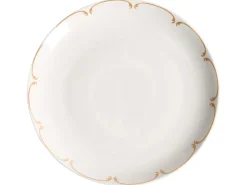 Set di 24 stoviglie CHAROLI Porcellana Bianco/Oro