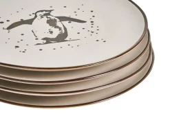 Set di 16 stoviglie CINNAMON Gres porcellanato Bianco sporco