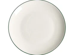 Set di 24 stoviglie CUMIN Porcellana Bianco sporco/Verde