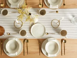 Set di 12 stoviglie HOPS Gres porcellanato Beige chiaro