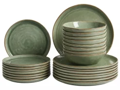 Set di 24 stoviglie HOPS Gres porcellanato Verde