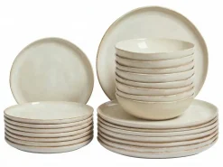 Set di 24 stoviglie HOPS Gres porcellanato Beige chiaro