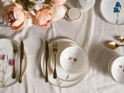 Set di 24 stoviglie HYSSOP Porcellana Bianco