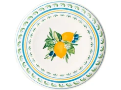 Set di 24 stoviglie TARRAGON Porcellana Bianco/Verde