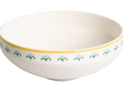 Set di 24 stoviglie TARRAGON Porcellana Bianco/Verde
