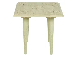 Set di 2 tavolini BELIDHA Legno di mango Verde chiaro