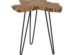 Set di 2 tavolini CAMROSE Legno di teak Marrone scuro