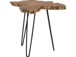 Set di 2 tavolini CAMROSE Legno di teak Marrone scuro