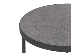 Set di 2 tavolini da caffè MELODY Grigio effetto cemento
