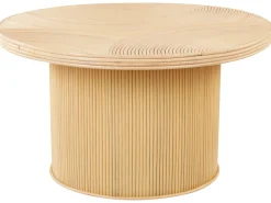 Set di 2 tavolini da caffè ILIOS Rattan Naturale