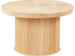 Set di 2 tavolini da caffè ILIOS Rattan Naturale