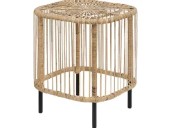 Set di 2 tavolini da caffè CESENATICO Rattan Naturale
