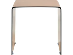 Set di 2 tavolini KENDALL Vetro temperato Marrone