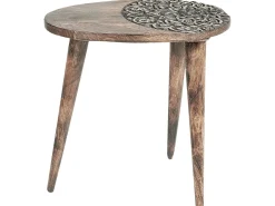 Set di 2 tavolini KHETUA Legno di mango Marrone