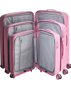 Set di 3 valigie rigide TONSAI Rosa