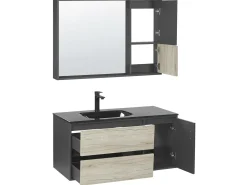 Set di mobili da bagno TERUEL Nero