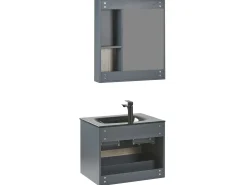 Set di mobili da bagno TERUEL Grigio