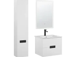Set di mobili da bagno TUDELA Bianco