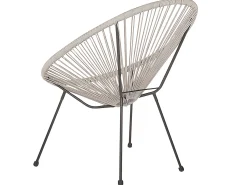 Set bistrot ACAPULCO II Rattan sintetico (PE) Grigio chiaro