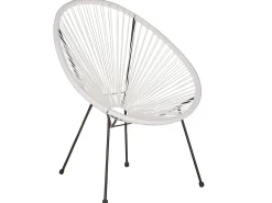 Set bistrot ACAPULCO II Rattan sintetico (PE) Bianco