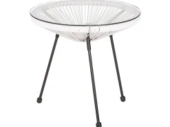 Set bistrot ACAPULCO II Rattan sintetico (PE) Bianco