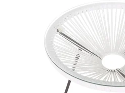 Set bistrot ACAPULCO II Rattan sintetico (PE) Bianco