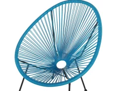 Set bistrot ACAPULCO II Rattan sintetico (PE) Blu