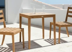 Set bistrot CHIOGGIA Legno di acacia certificato Marrone chiaro
