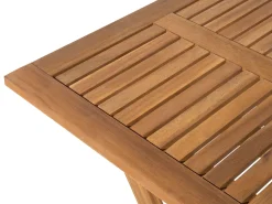 Set bistrot con cuscini FIJI Legno d'acacia Giallo