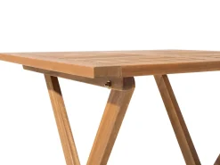 Set bistrot con cuscini FIJI Legno d'acacia Giallo