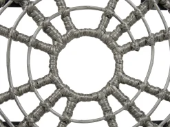 Set bistrot con cuscini LAURETO Rattan sintetico (PE) Grigio