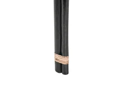 Set bistrot con cuscini PECORINI Rattan Nero