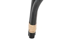 Set bistrot con cuscini PECORINI Rattan Nero
