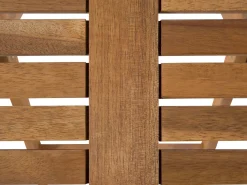 Set bistrot con cuscini Pieghevole FIJI Legno d'acacia Blu