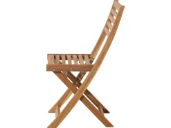 Set bistrot con cuscini Pieghevole FIJI Legno d'acacia Blu