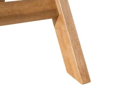Set bistrot con cuscini Pieghevole FIJI Legno d'acacia Blu