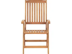 Set bistrot con cuscini Pieghevole JAVA Legno d'acacia Blu