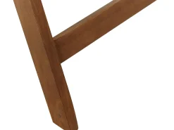 Set bistrot con cuscini Pieghevole AMANTEA Legno d'acacia Blu